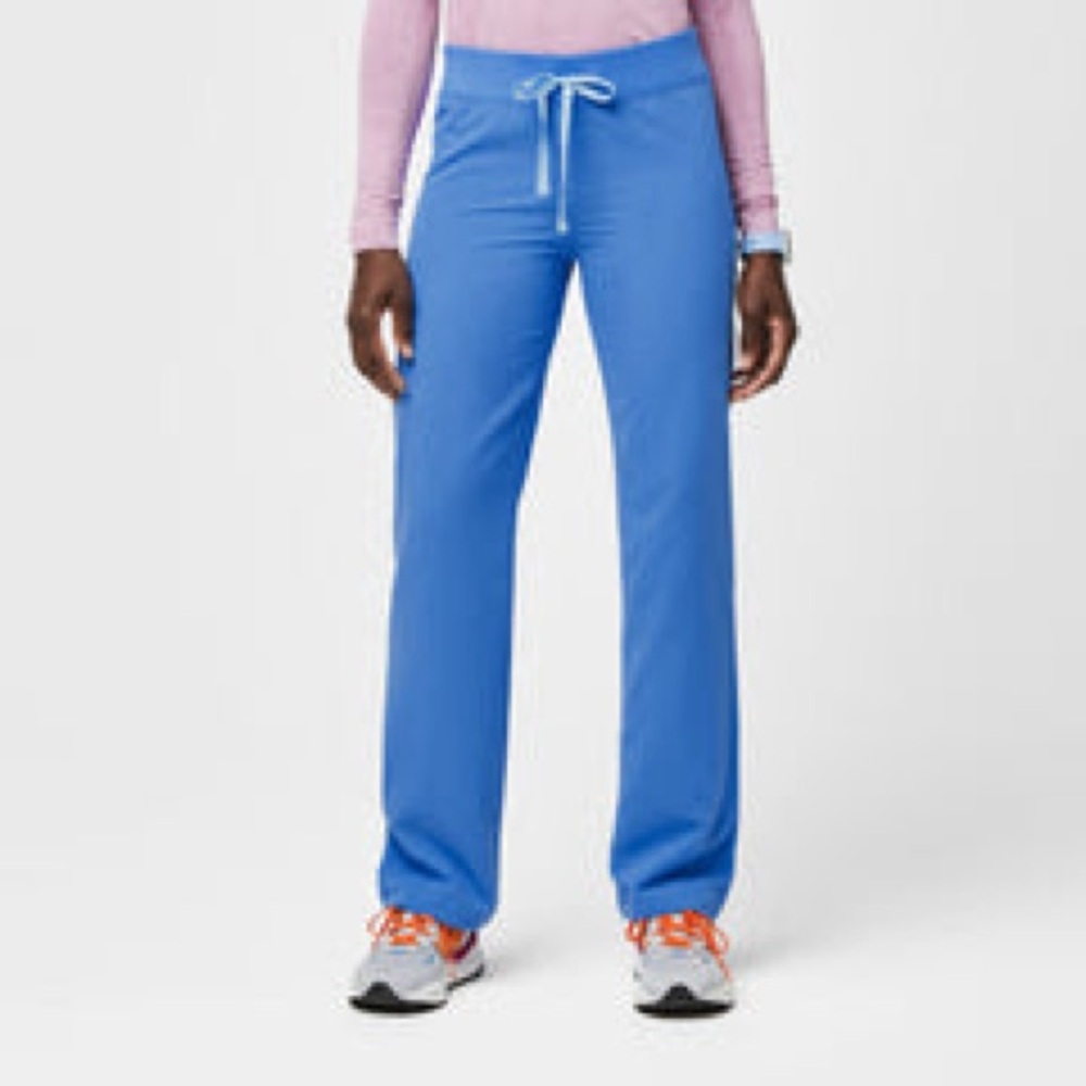 women's Capri Blue Livingston™ - Tall Basic Scrub Pants - M - Tall / Capri Blue